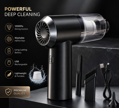 Wireless 3-in-1 Car Vacuum Cleaner